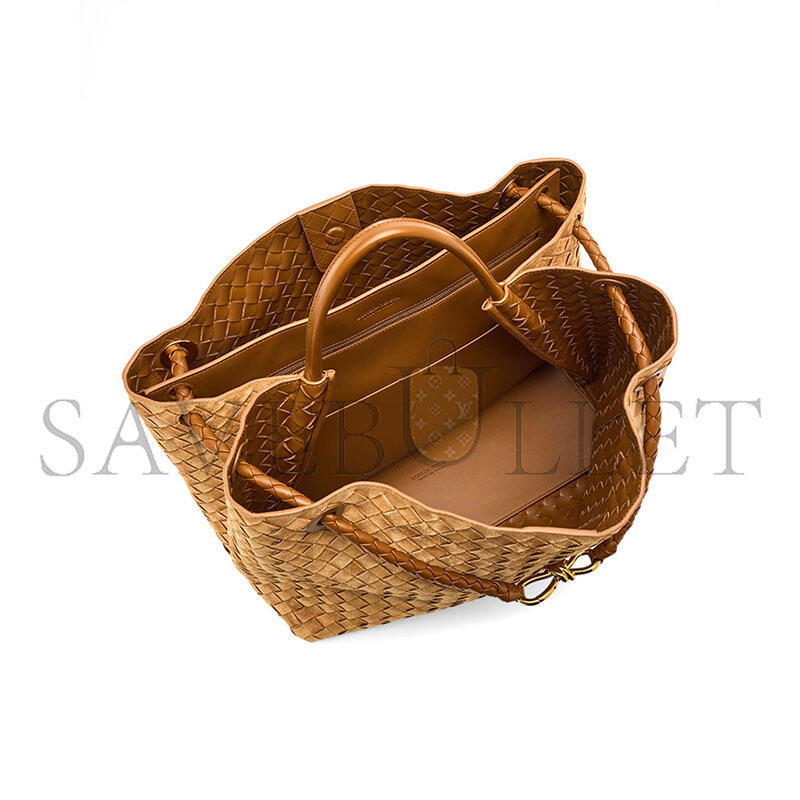 BOTTEGA VENETA ANDIAMO LARGE INTRECCIATO LEATHER TOTE 743575 (45*34*22cm) 